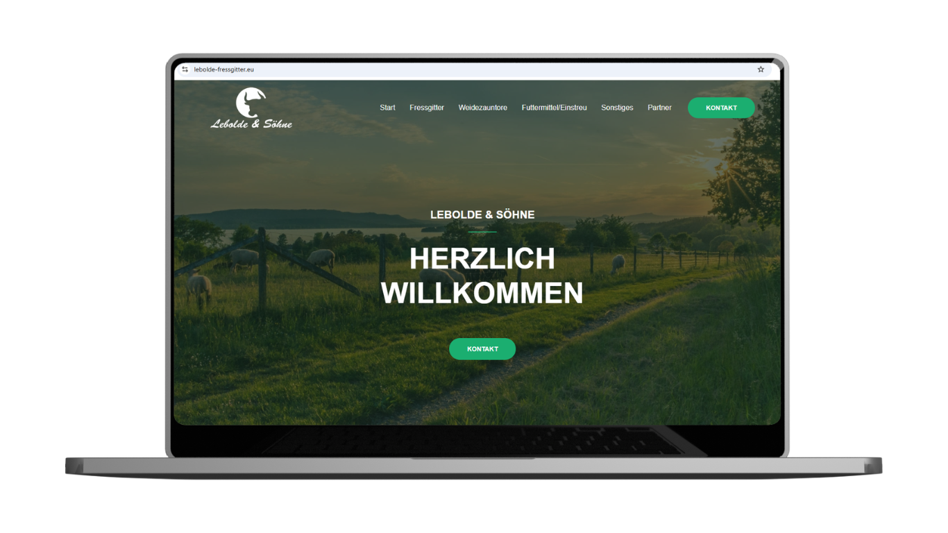Lebolde und Söhne Website Referenz