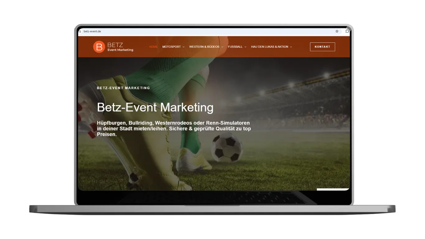 Betz Event Webdesign